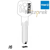 Mieszkaniowy 160 - klucz surowy mosiężny - Titan I6